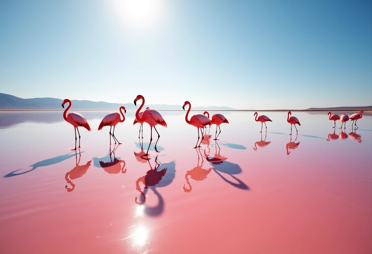 flamants roses